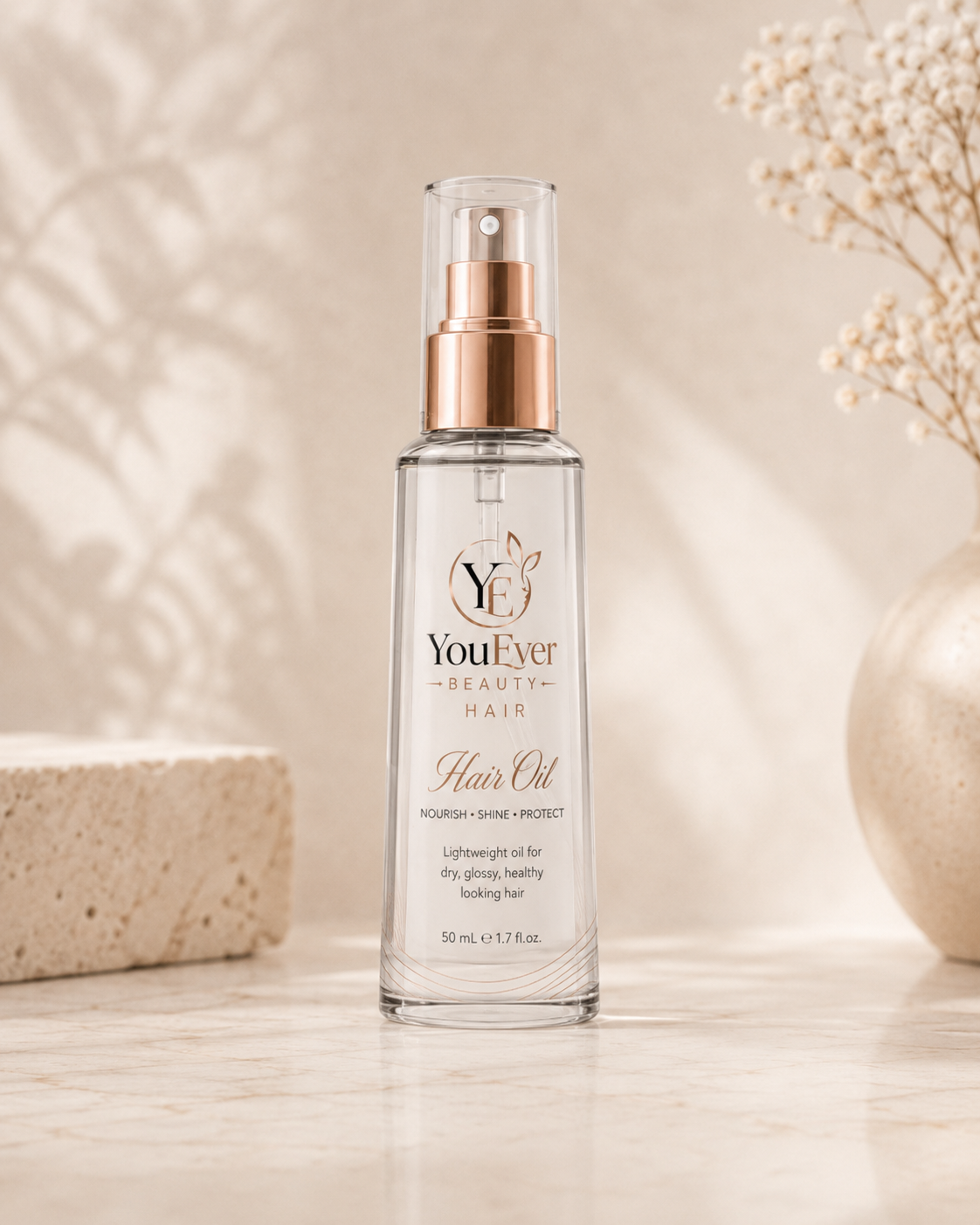 Hair Oil – olio capelli nutriente e illuminante YouEver Beauty